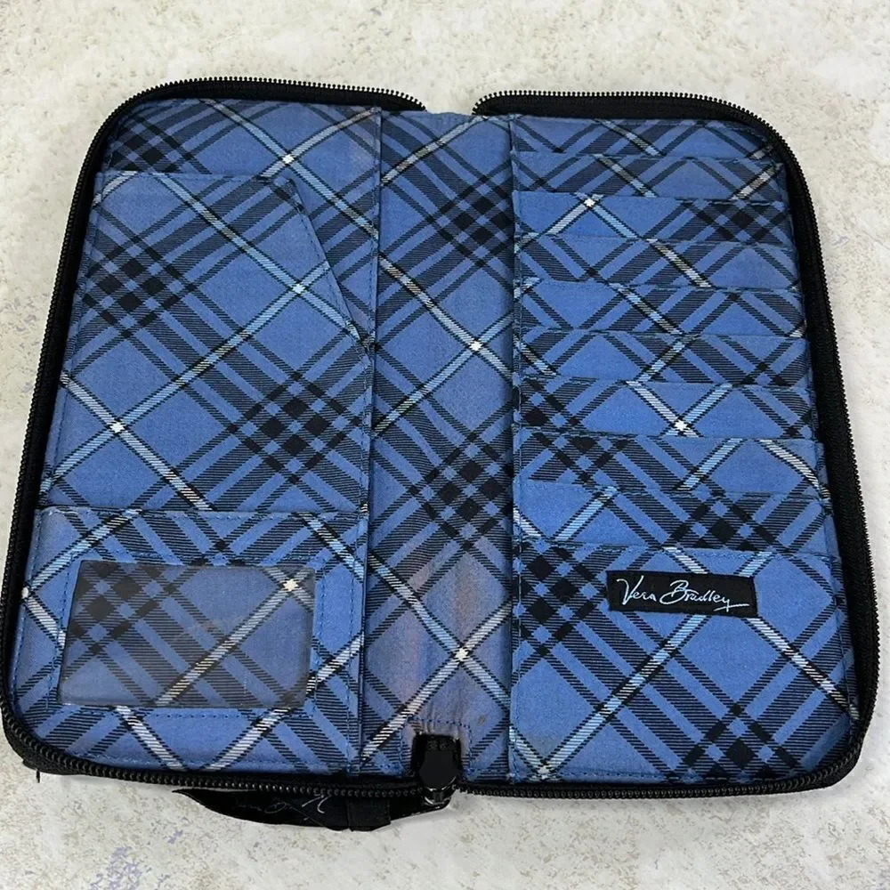 Vera Bradley Alpine Black Travel Wallet Organizer - Picture 4 of 7